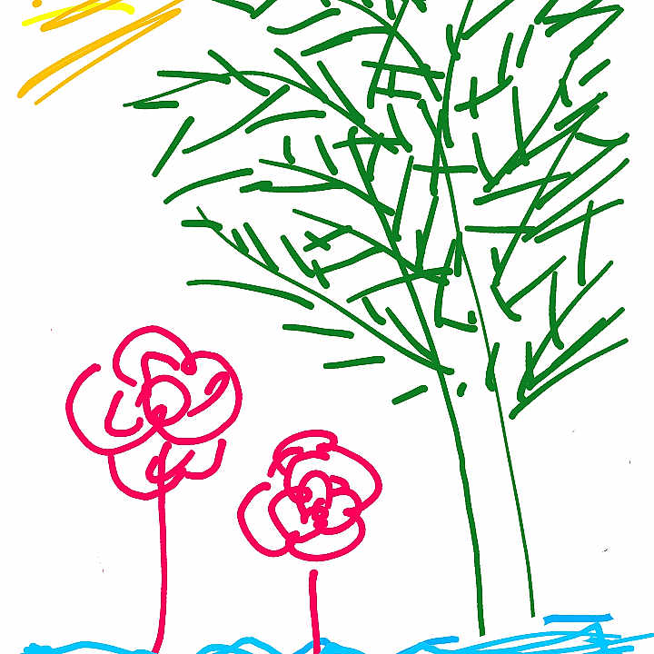 Baran joined the competition — help win amazing prizes! art, branch, cartoon, font, gesture, grass, grass_family, happy, houseplant, illustration, line, liquid, organism, painting, people_in_nature, plant, terrestrial_plant, tree, twig, woody_plant