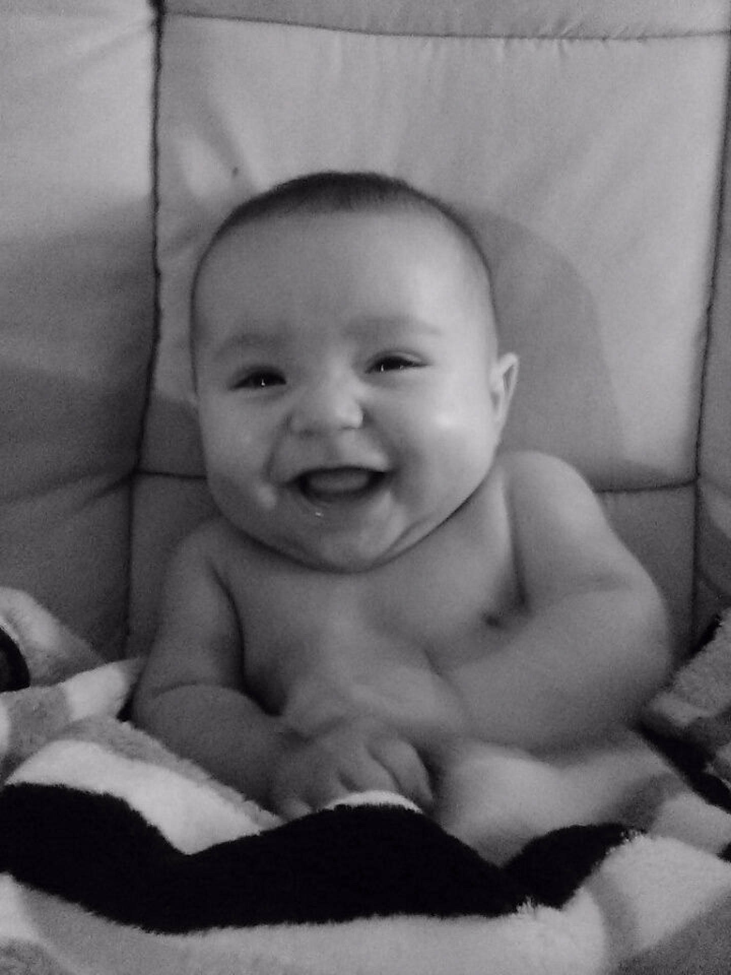 Jase Gregory joined the competition — help win amazing prizes! black, black_and_white, child, emotion, facial_expression, hand, human_positions, infant, joy, monochrome, monochrome_photography, person, photography