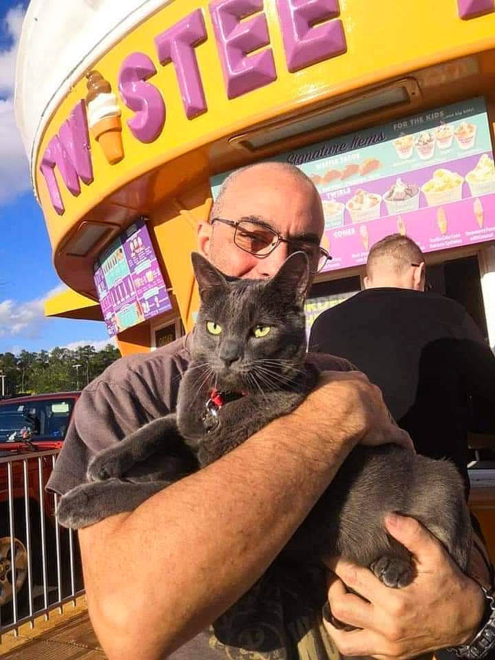 Rengar joined the competition — help win amazing prizes! beard, carnivore, cat, comfort, cool, event, eyewear, facial_hair, felidae, fun, gesture, glasses, happy, hat, moustache, recreation, sky, small_to_medium_sized_cats, vision_care, whiskers