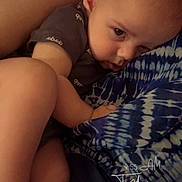 Jonathan joined the competition — help win amazing prizes! arm, baby, blue_clothing, child, closeup, comfort, cuddle, expression, face, foot, human, indoor, infant, leg, pattern, person, resting, skin, sleepy, toddler