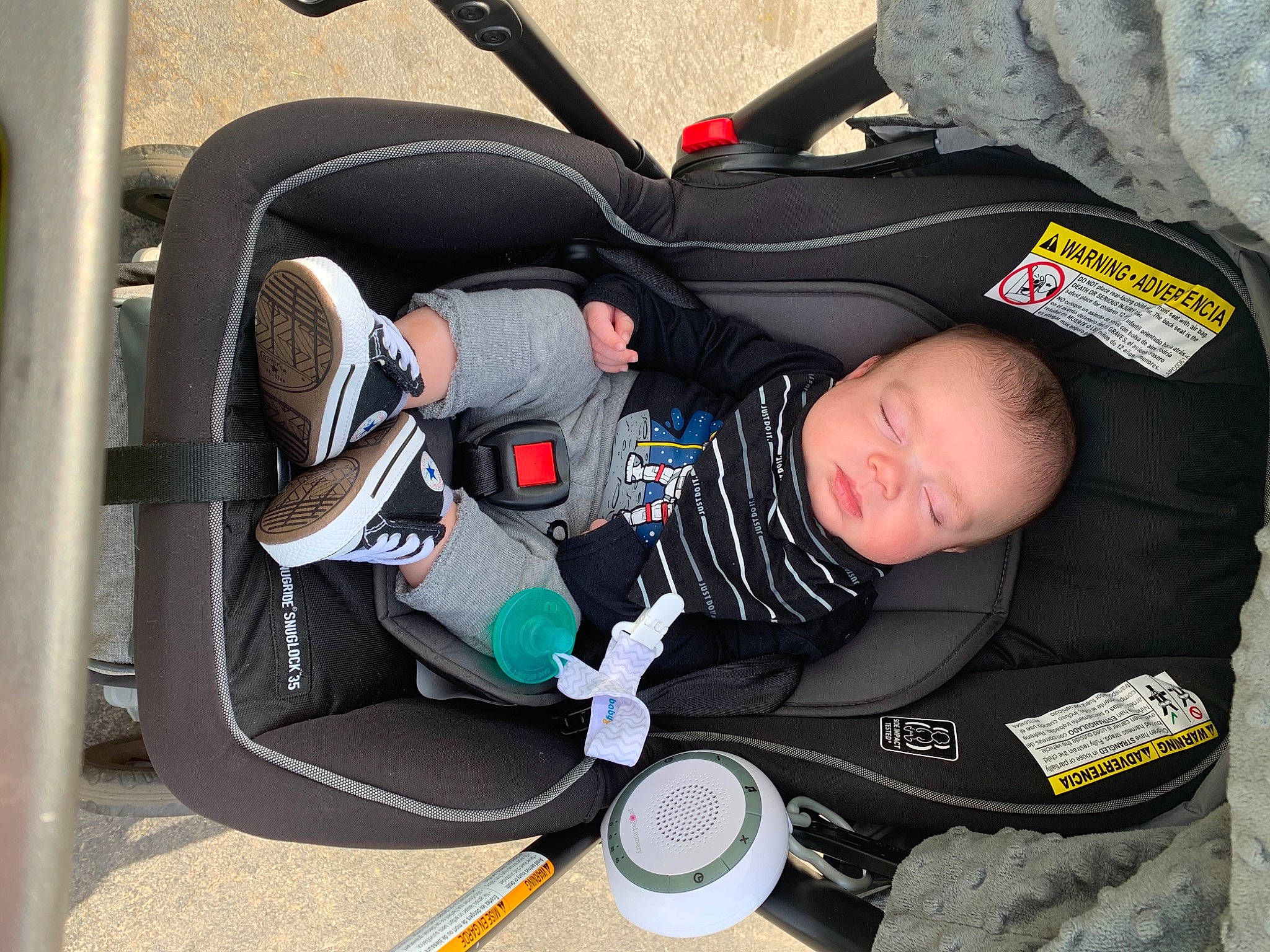 Dakota joined the competition — help win amazing prizes! auto_part, baby, baby_carriage, baby_products, baby_safety, baby_toddler_clothing, bag, car_seat, child, comfort, lap, luggage_and_bags, person, product, sitting, toddler