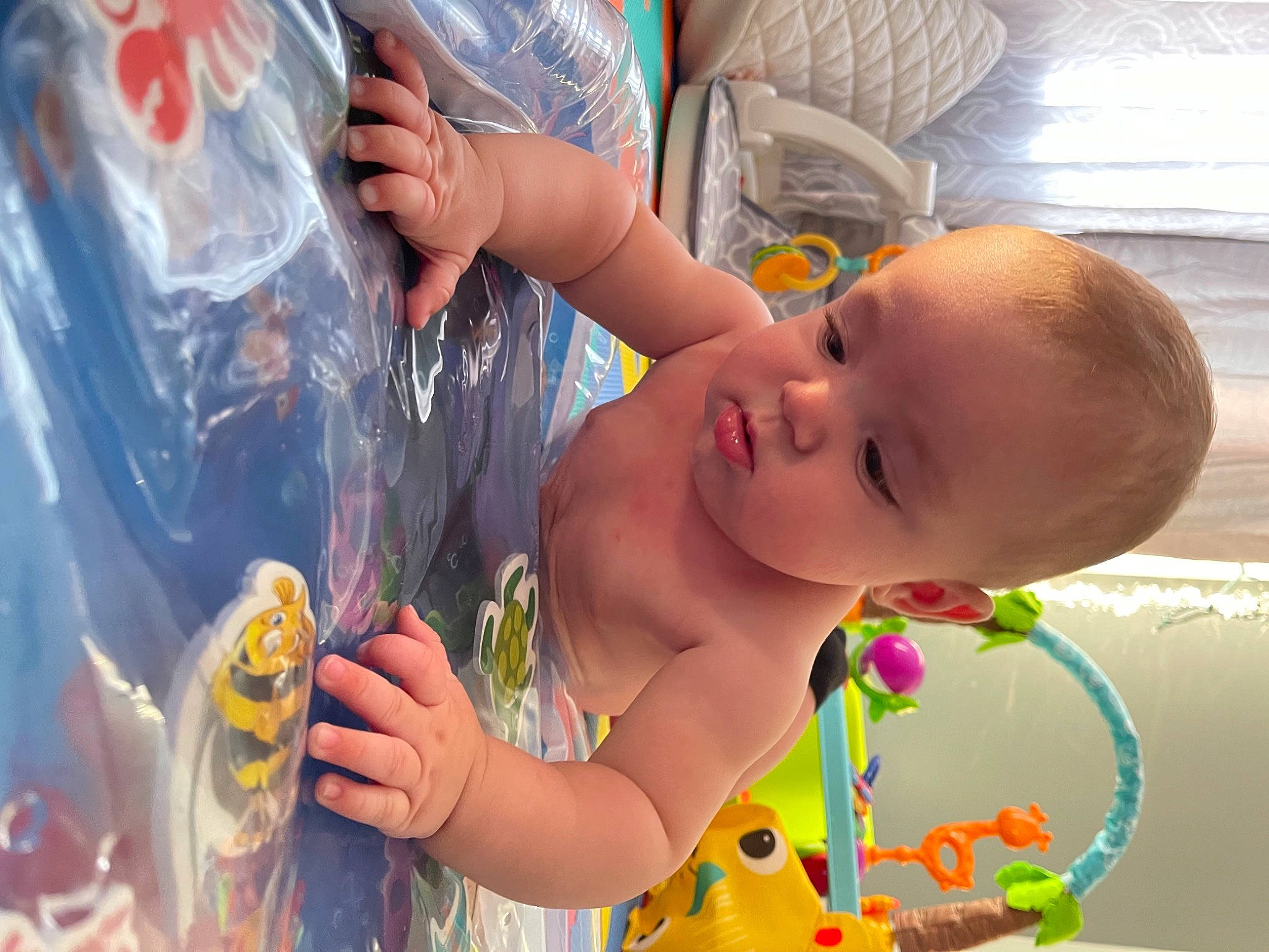 Dakota joined the competition — help win amazing prizes! baby, bathing, chest, child, finger, fun, hand, happy, iris, leisure, liquid_bubble, mouth, nose, person, recreation, skin, smile, summer, toddler, toy