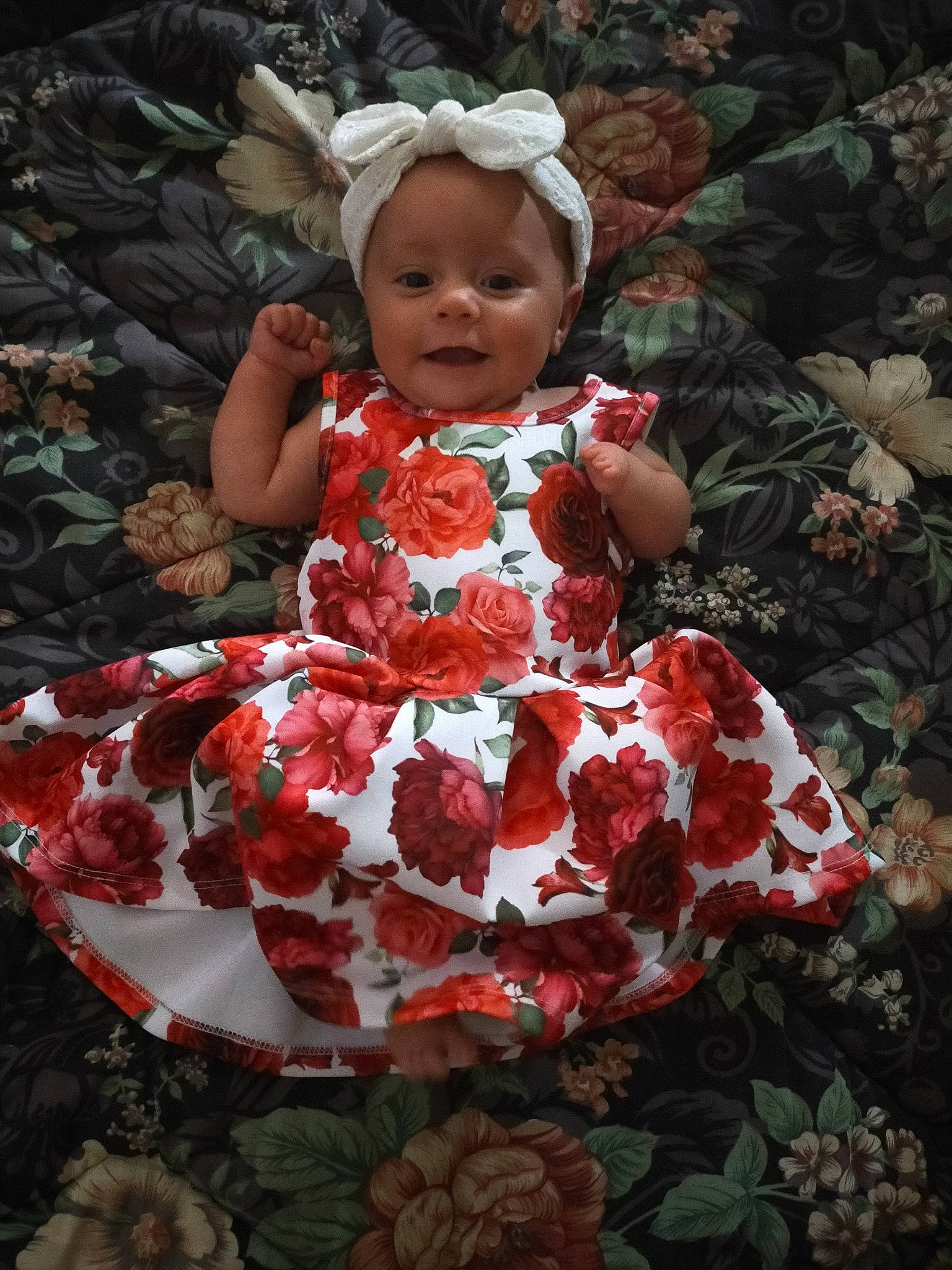 Denise joined the competition — help win amazing prizes! baby_toddler_clothing, child, pattern, person, toddler