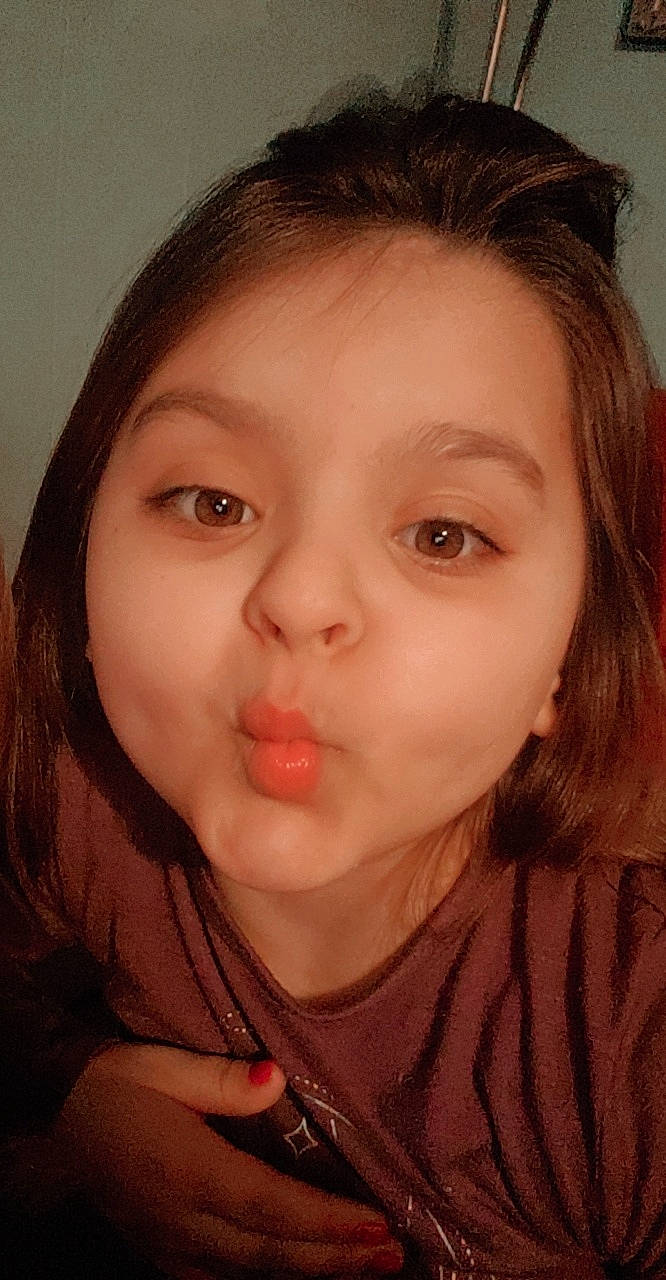 Karleigh is registered to the contest to win money with this photo: beauty, brown_hair, cheek, chin, close_up, eye, eyebrow, eyelash, face, forehead, hair, head, jaw, lip, mouth, neck, nose, person, portrait, selfie