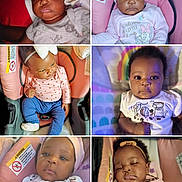 Ma'Layah is registered to the contest to win money with this photo: awake, baby, blanket, blue, car_seat, child, closeup, clothing, cute, expression, face, hat, headband, indoor, infant, newborn, pink, portrait, sleeping, smiling