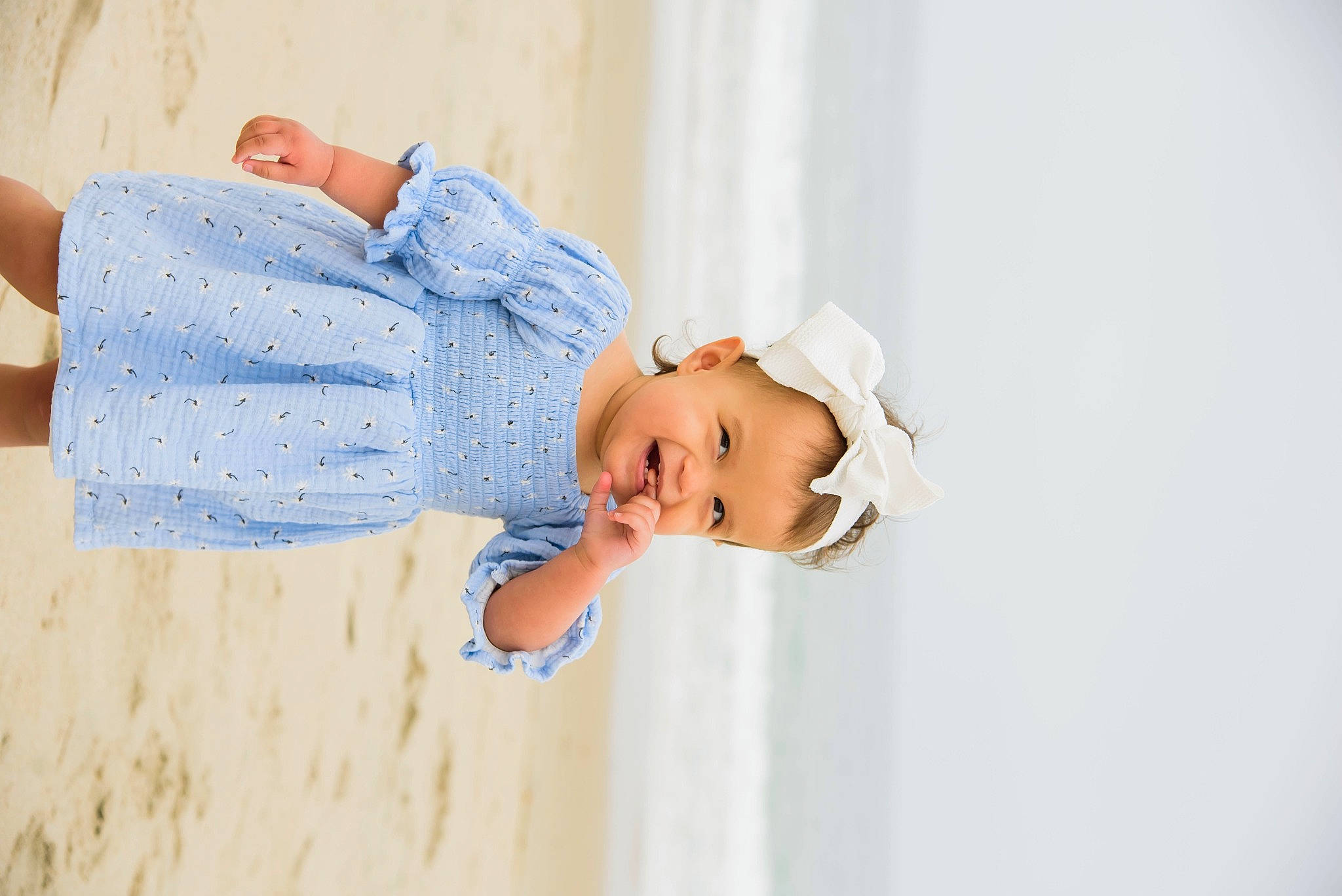Rory joined the competition — help win amazing prizes! baby, baby_toddler_clothing, child, elbow, electric_blue, fashion_accessory, fun, gesture, hand, happy, hat, human_leg, joy, leisure, pattern, person, sitting, sleeve, smile, t_shirt