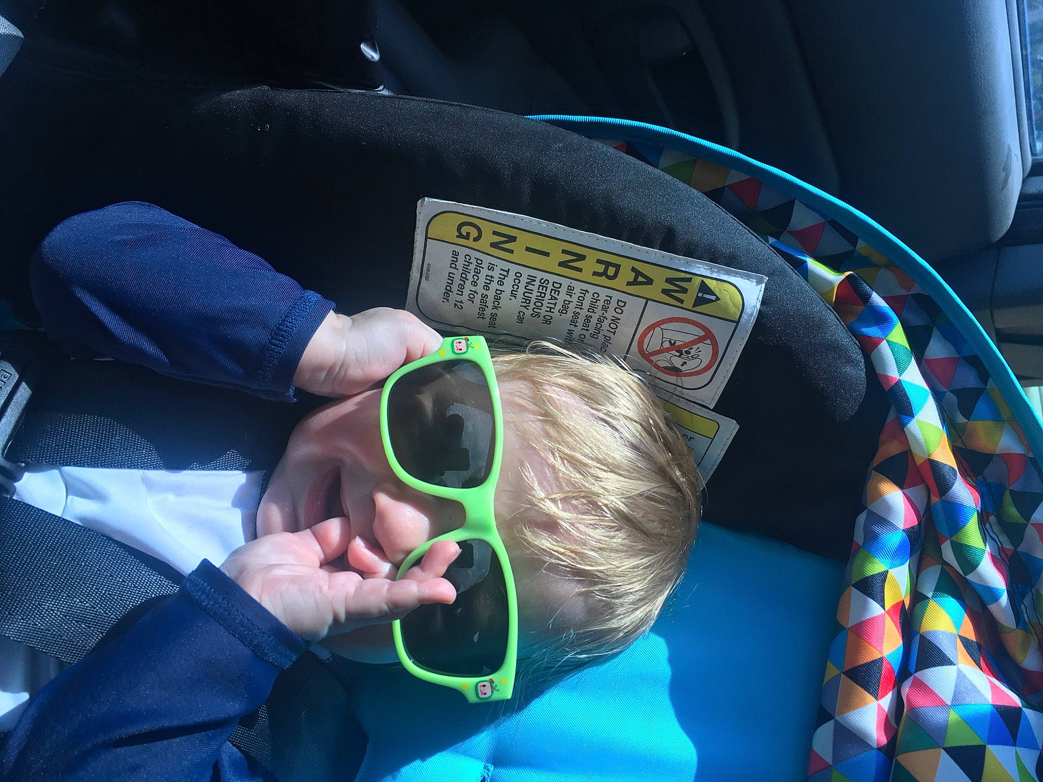 Graysen joined the competition — help win amazing prizes! auto_part, automotive_design, car_seat, child, comfort, electric_blue, eyewear, family_car, fun, goggles, leisure, person, personal_protective_equipment, service, steering_wheel, sunglasses, toddler, toy, vehicle_door, vision_care