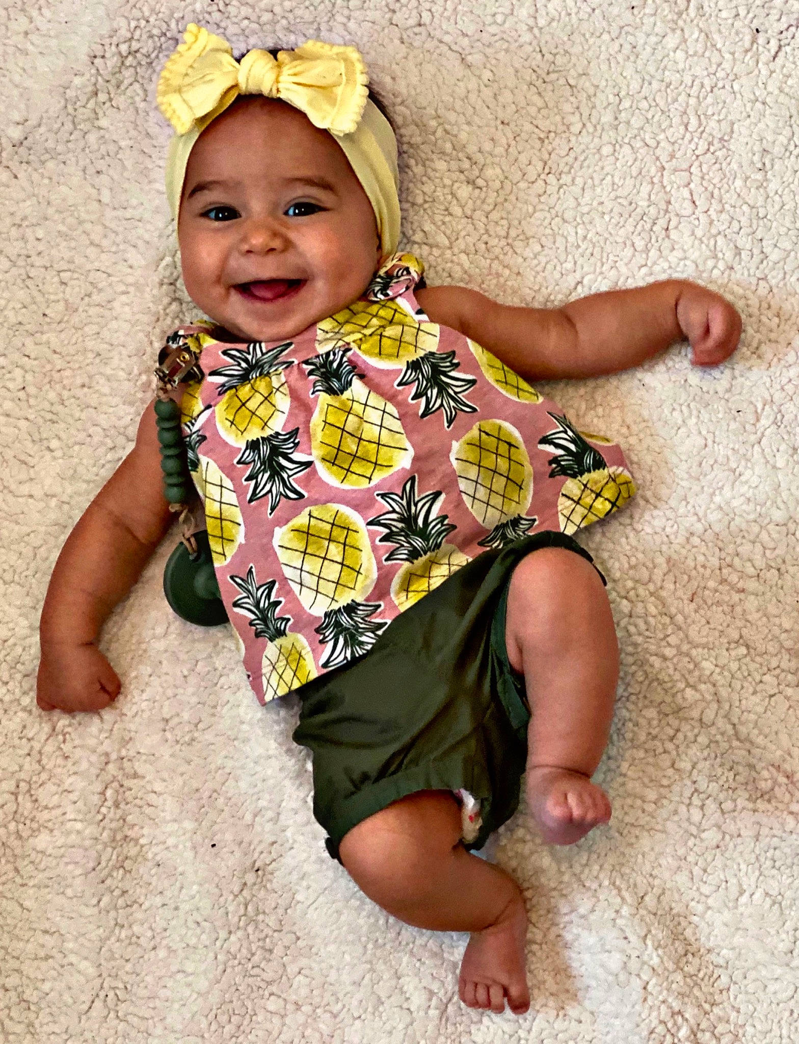 Lilyanna is registered to the contest to win money with this photo: baby, baby_products, baby_toddler_clothing, child, child_model, clothing, dress, fashion_accessory, hair_accessory, headband, headgear, headpiece, headwear, joy, pattern, person, photography, product, sitting, skin