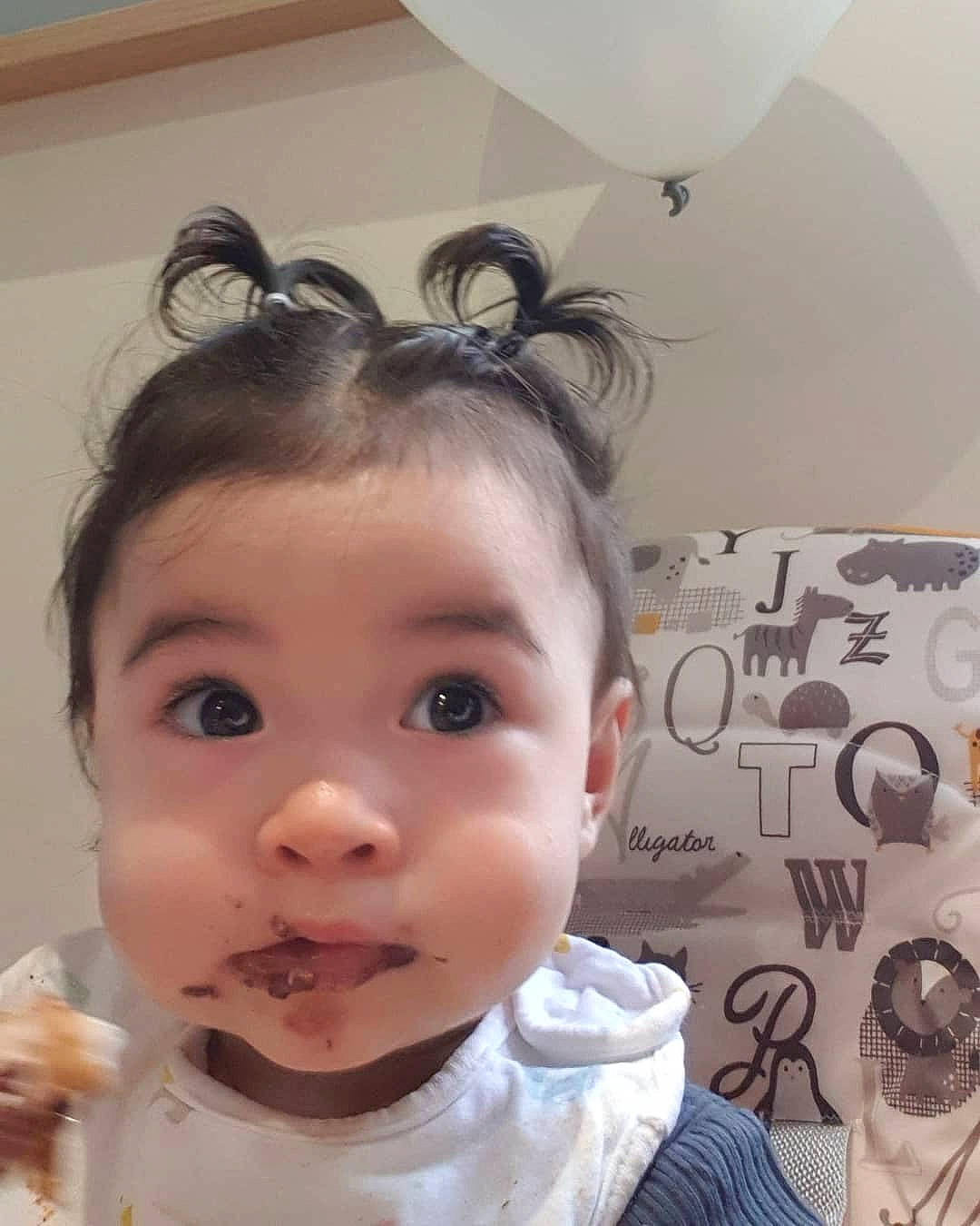 Anya joined the competition — help win amazing prizes! baby_toddler_clothing, cheek, chin, cool, ear, eyebrow, eyelash, facial_expression, forehead, hairstyle, happy, iris, jaw, lip, neck, nose, person, product, skin, sleeve