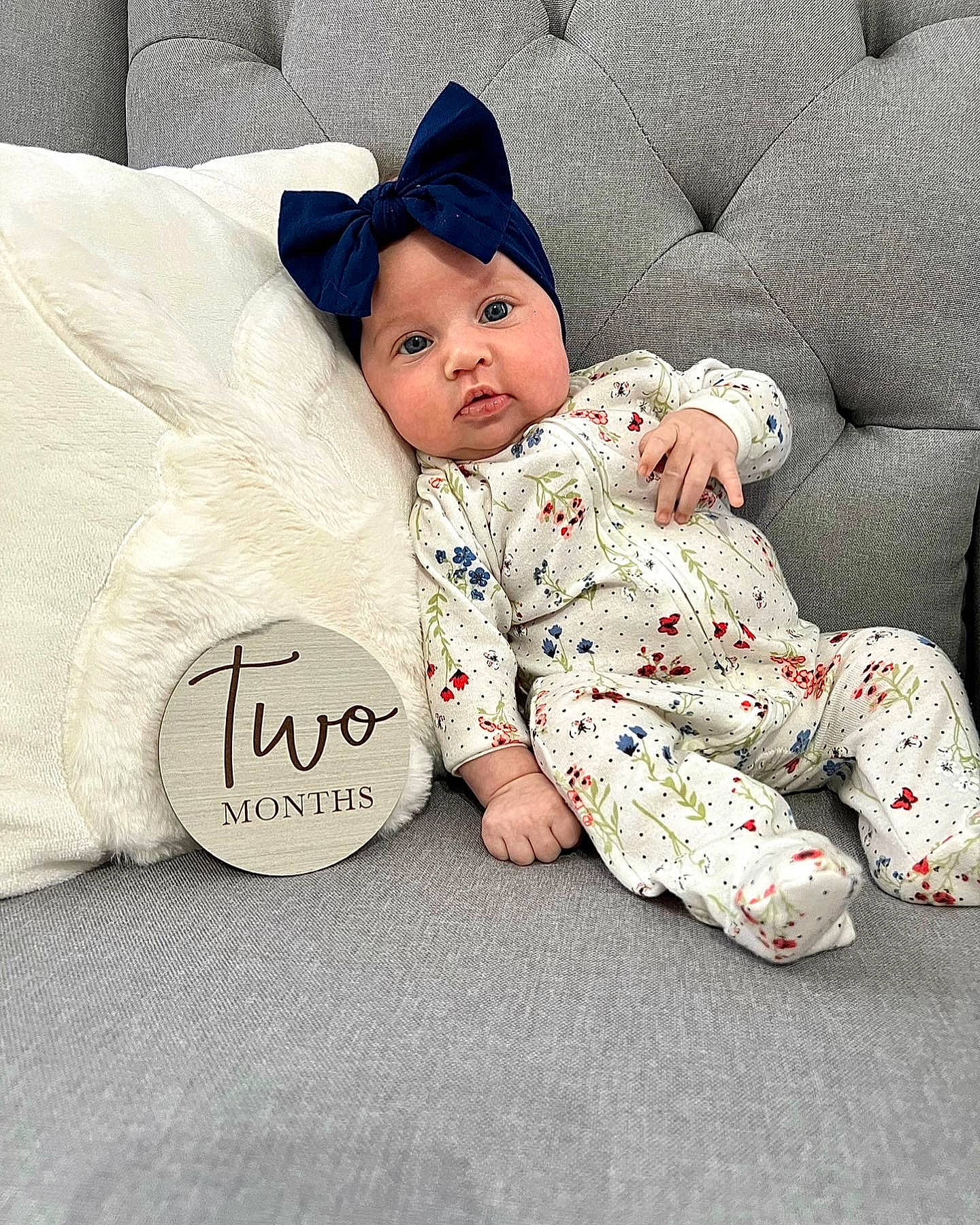 Lane joined the competition — help win amazing prizes! baby, baby_sleeping, baby_toddler_clothing, beanie, cap, carmine, child, comfort, couch, foot, fur, happy, headwear, knit_cap, linens, love, nap, pattern, person, sitting