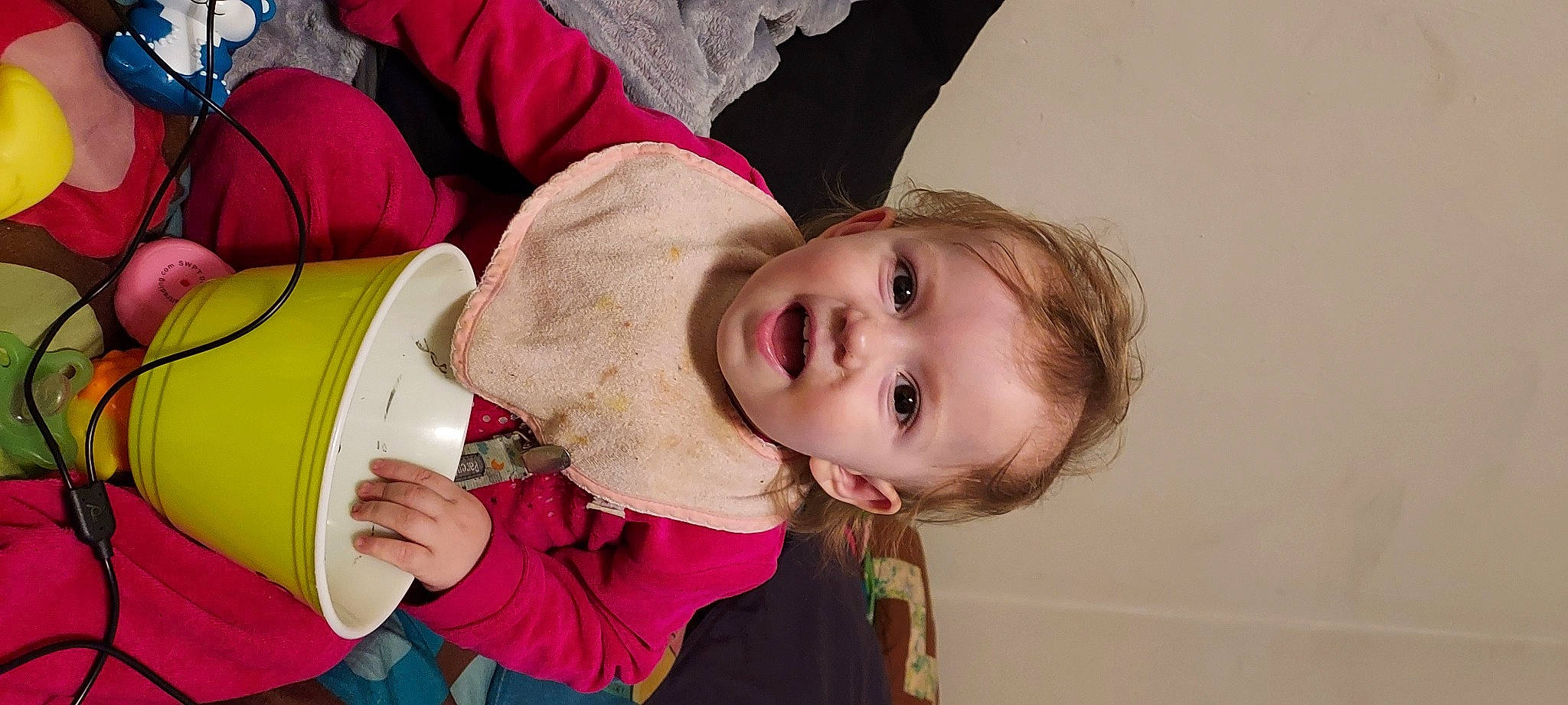 Diana joined the competition — help win amazing prizes! baby, baby_toddler_clothing, cheek, child, clothing, eyelash, food, fun, fur, happy, lip, magenta, nose, person, pink, room, skin, smile, toddler, window