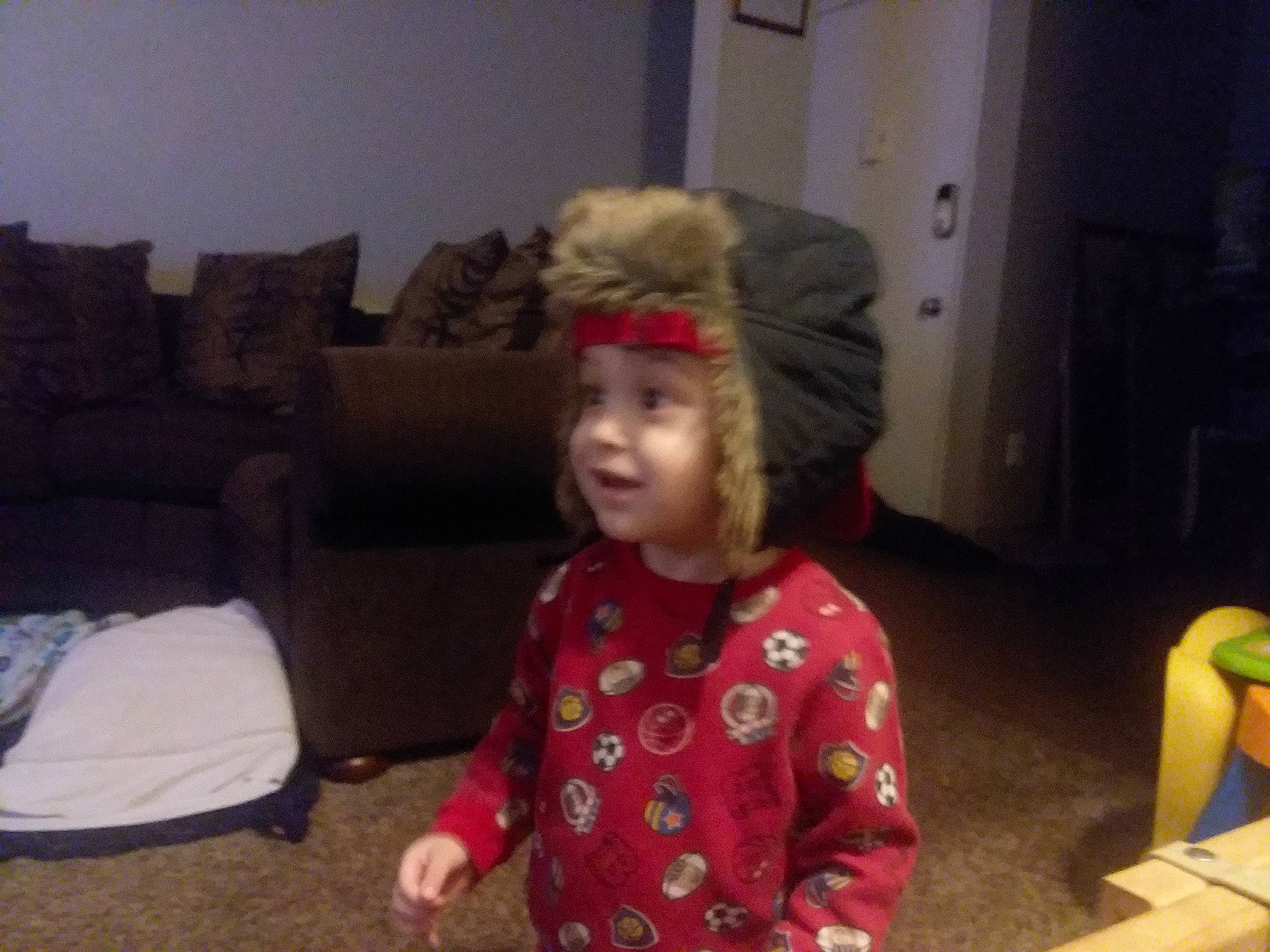 Chance joined the competition — help win amazing prizes! child, christmas, ear, fun, person, play, smile, toddler