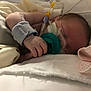 Tinsley joined the competition — help win amazing prizes! baby, infant, sleeping, pacifier, medical_tube, hospital, blanket, bed, hand, face, newborn, healthcare, soft_fabric, closeup, rest, child, patient, monitoring, comfort, quiet