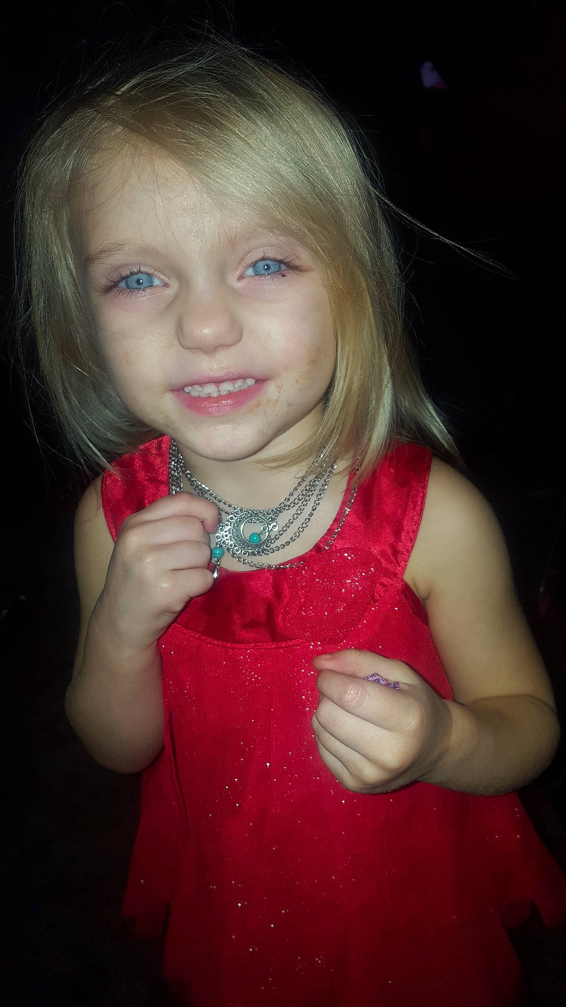 Ariana joined the competition — help win amazing prizes! blond, cheek, child, child_model, chin, face, finger, fun, hair, hand, jaw, lip, mouth, person, smile, thumb, toddler, tooth