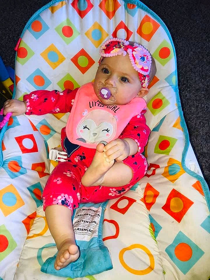 Daenerys is registered to the contest to win money with this photo: baby, baby_products, baby_toddler_clothing, baby_toys, child, linens, nap_mat, person, play, product, textile, toddler, toy