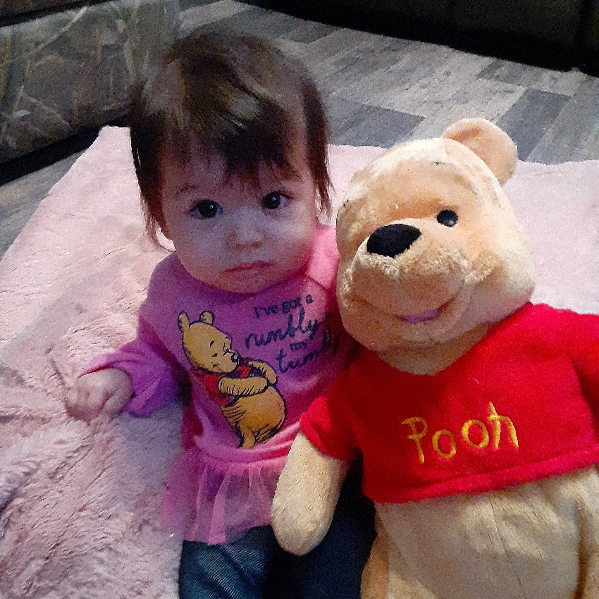 Rae joined the competition — help win amazing prizes! cheek, child, cool, ear, face, fun, happy, head, nose, person, pink, plush, skin, smile, stuffed_toy, teddy_bear, textile, toddler, toy