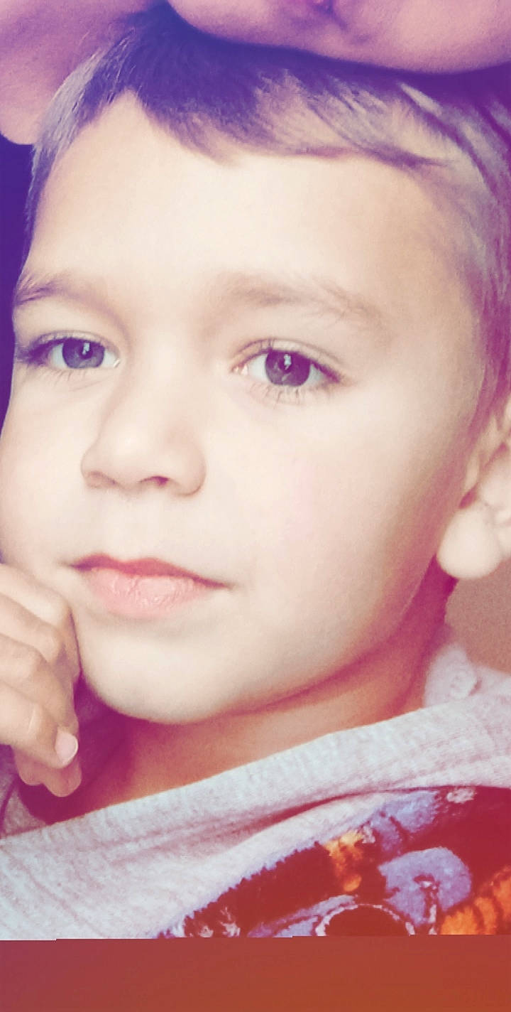 Kaeden joined the competition — help win amazing prizes! beauty, cheek, child, chin, close_up, eye, eyebrow, face, forehead, hair, head, lip, nose, organ, person, pink, purple, skin, smile, toddler