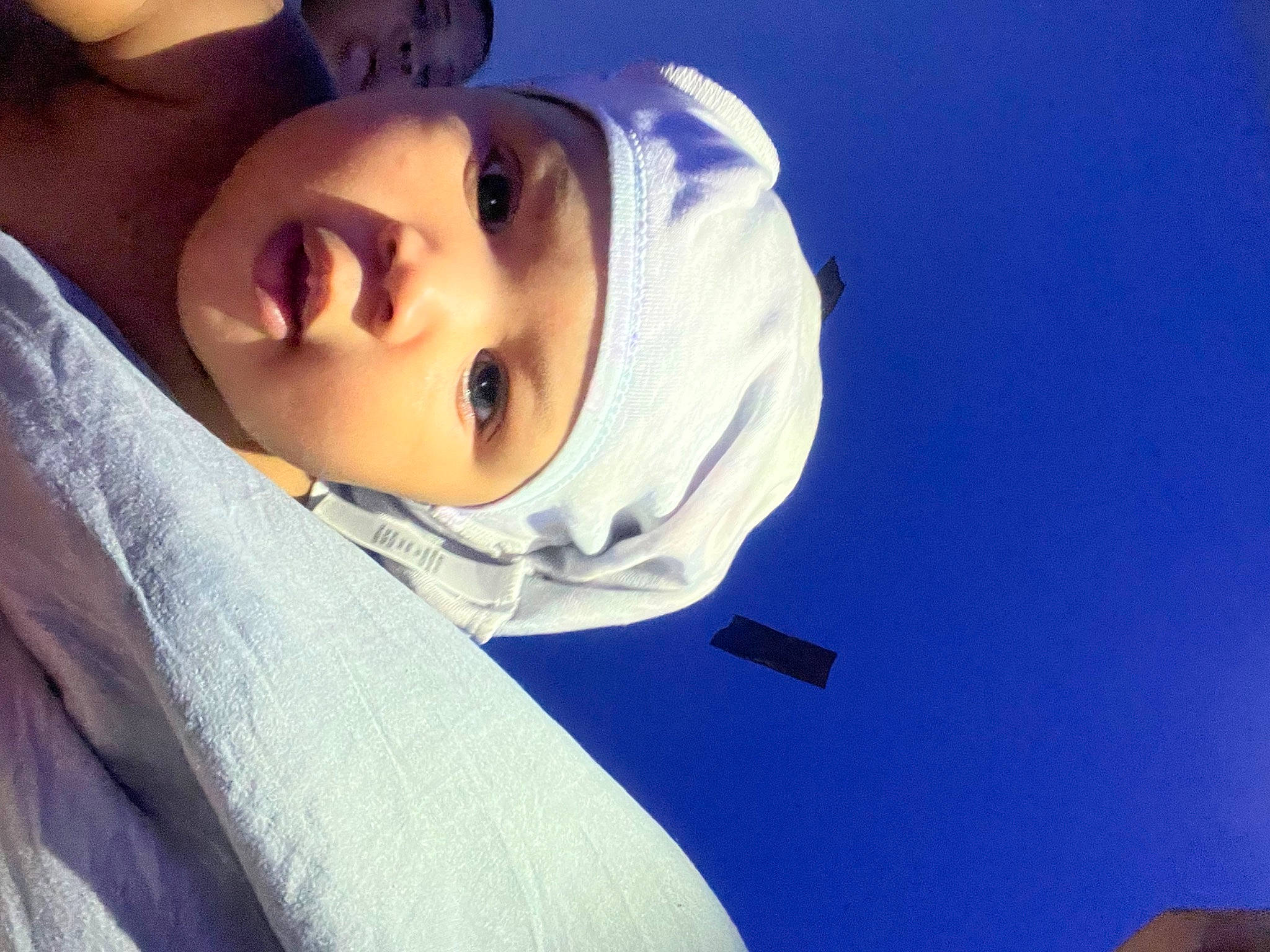 Asa'Ani joined the competition — help win amazing prizes! azure, cheek, child, cloud, comfort, electric_blue, eye, eyelash, flash_photography, fun, happy, headwear, human_body, lip, nose, person, portrait_photography, sky, toddler