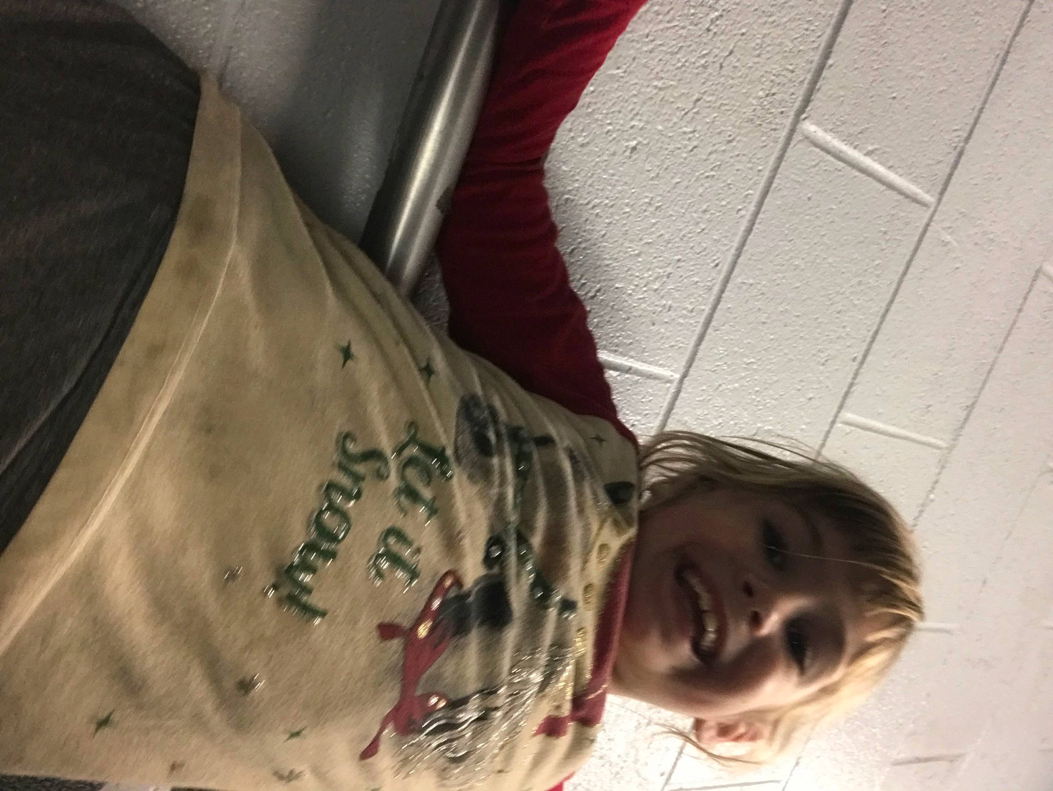 Charleigh is registered to the contest to win money with this photo: automotive_lighting, automotive_tire, ceiling, child, comfort, dress, elbow, eyewear, flesh, flooring, fun, human_leg, joy, linens, pattern, person, room, smile, tints_and_shades, tree