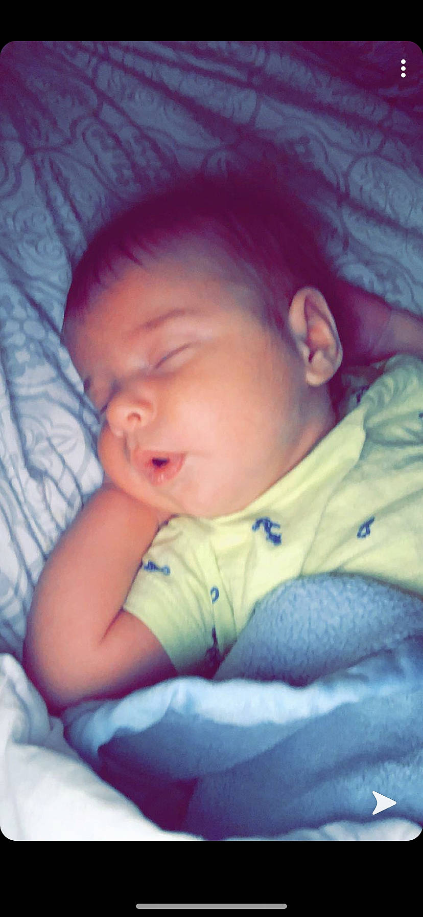 Langston is registered to the contest to win money with this photo: baby, baby_sleeping, bedtime, birth, cheek, child, chin, eye, face, forehead, head, lip, mouth, nap, nose, person, skin, sleep, smile, toddler