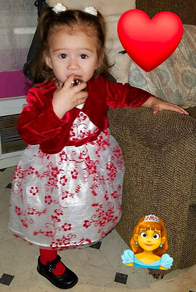 Marissa joined the competition — help win amazing prizes! baby_toddler_clothing, beauty, child, doll, dress, facial_expression, flooring, fun, happy, organ, people, person, photograph, pink, red, shoe, skin, toddler, toy, white