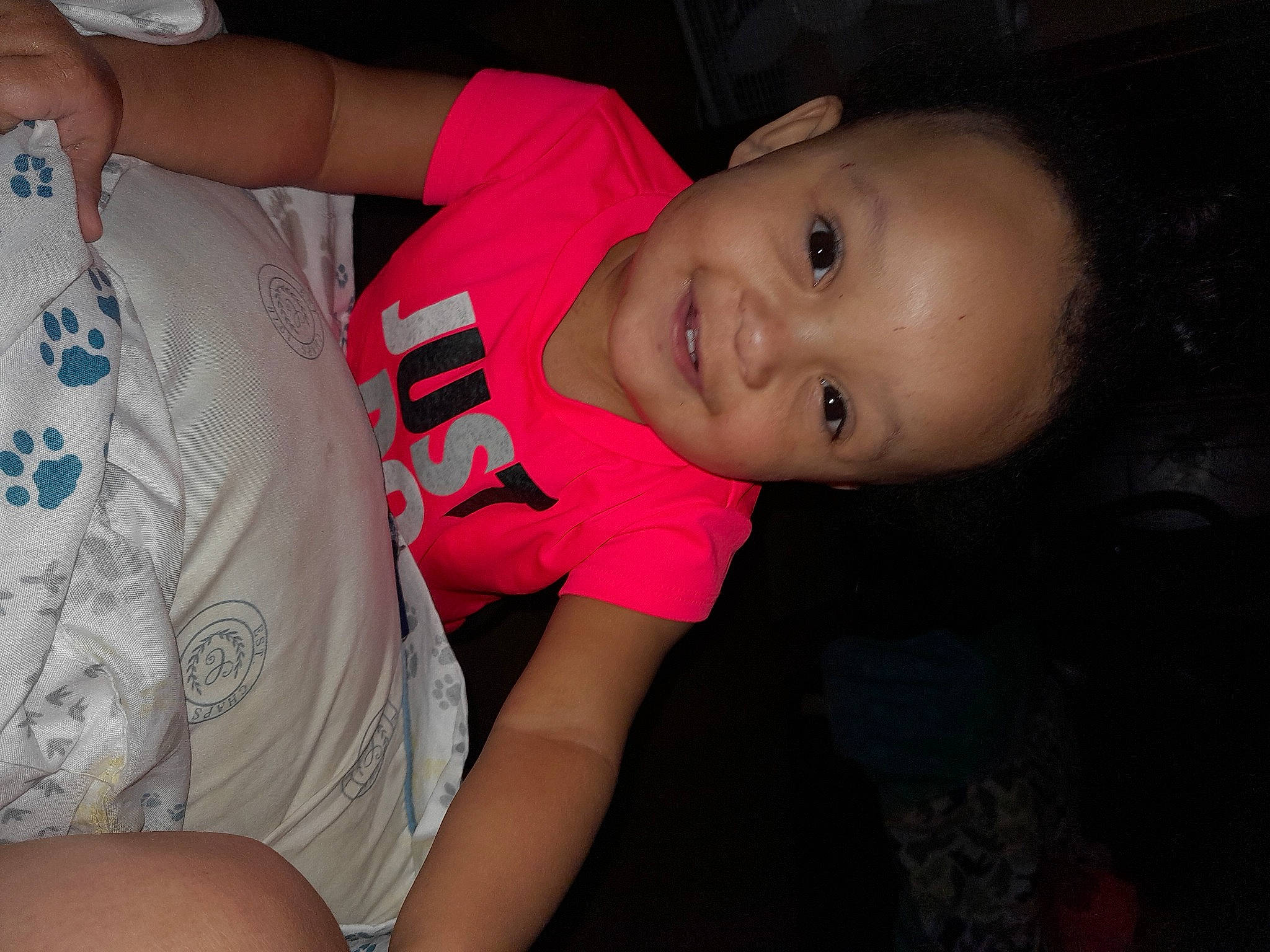 Janaya is registered to the contest to win money with this photo: baby_toddler_clothing, cheek, chest, comfort, elbow, eye, finger, flash_photography, happy, iris, joy, lip, mouth, neck, nose, person, skin, sleeve, smile, t_shirt