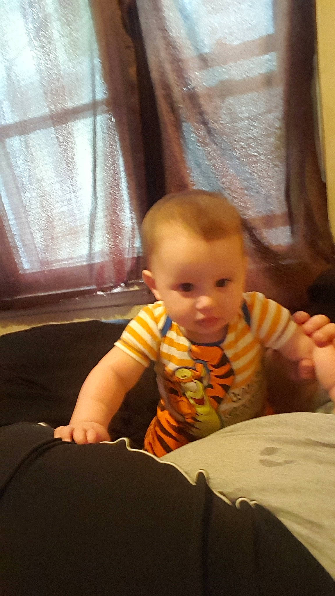 Luciano joined the competition — help win amazing prizes! baby, cheek, child, finger, person, play, sitting, skin, smile, toddler