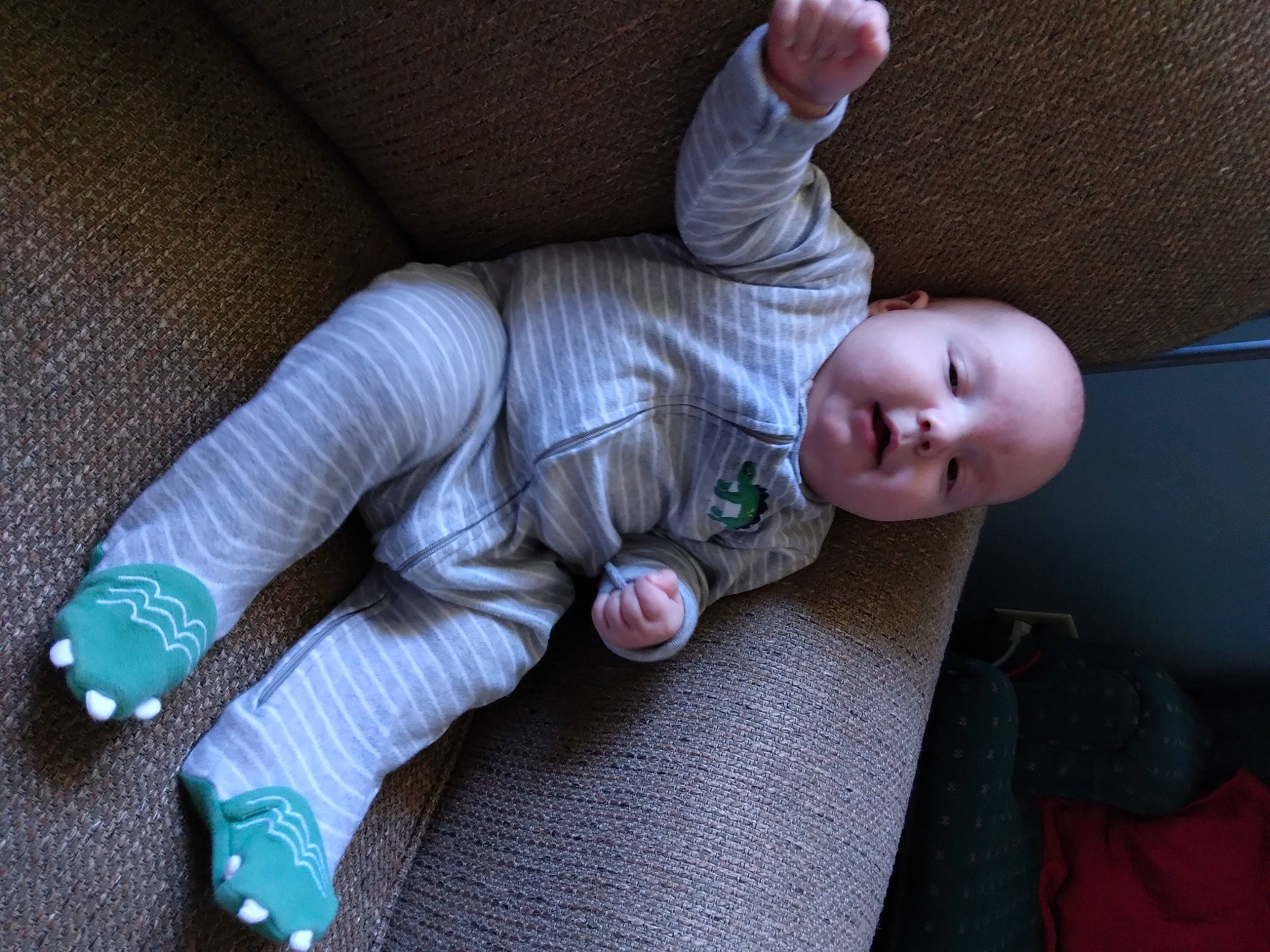 Jerry joined the competition — help win amazing prizes! baby, baby_products, baby_sleeping, baby_toddler_clothing, child, comfort, foot, human_body, human_leg, linens, nail, nap, person, room, sitting, sleeve, sock, textile, thumb, toddler