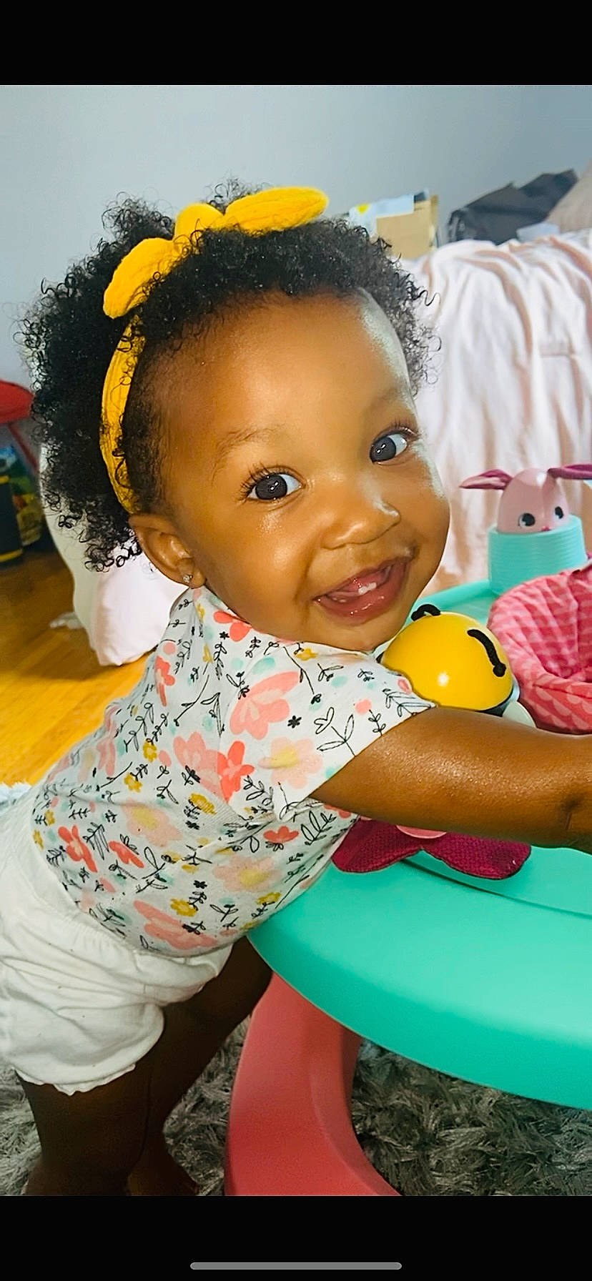 Alaura joined the competition — help win amazing prizes! adaptation, arm, baby_toddler_clothing, cheek, eye, face, finger, fun, hairstyle, happy, head, human, human_body, joy, leisure, nose, person, pink, skin, smile