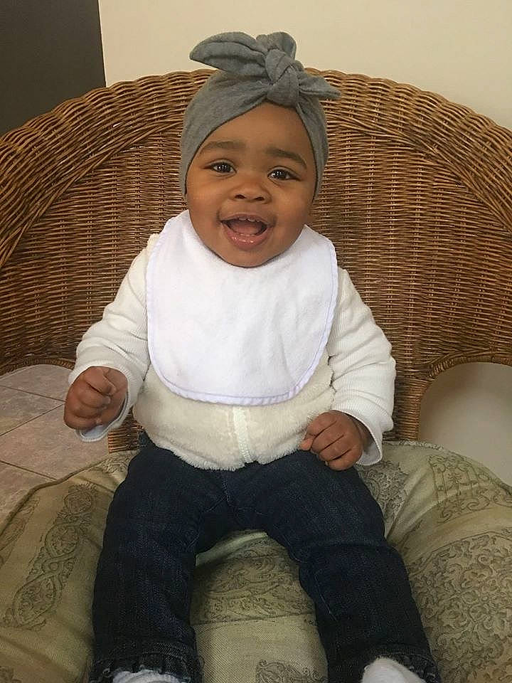 Lexi Phillips joined the competition — help win amazing prizes! baby, baby_toddler_clothing, cap, chair, cheek, clothing, comfort, couch, eye, face, happy, headwear, human_body, lap, lip, person, skin, sleeve, smile, textile