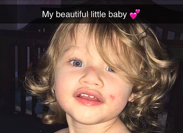 Aubrianna joined the competition — help win amazing prizes! blond, cheek, child, chin, eyebrow, face, facial_expression, forehead, hair, hairstyle, head, human, lip, nose, organ, person, photo_caption, skin, smile, toddler