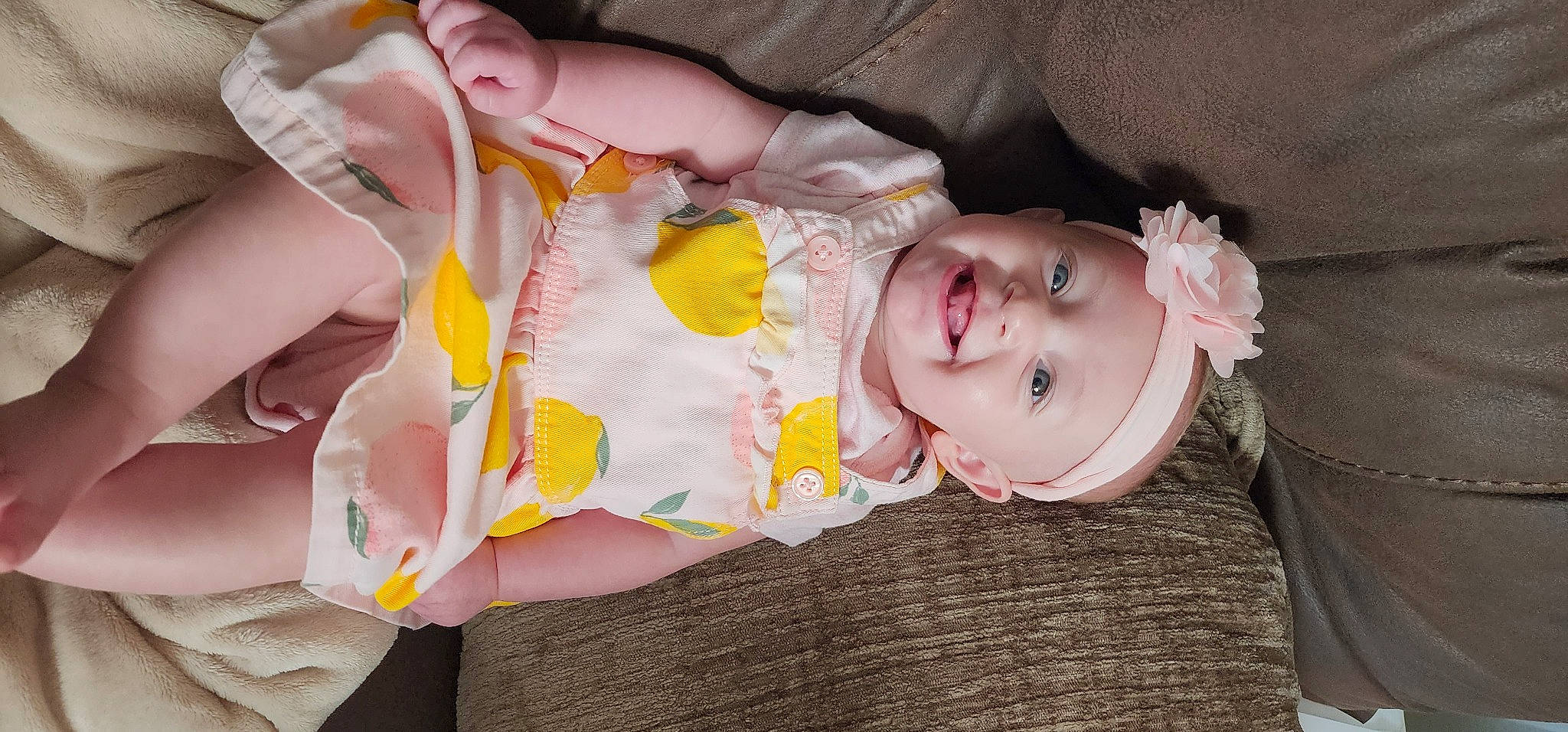 Estella joined the competition — help win amazing prizes! baby, baby_products, baby_toddler_clothing, cheek, child, comfort, eyelash, happy, head, headwear, lip, mouth, nail, nose, person, pink, skin, smile, stuffed_toy, toddler