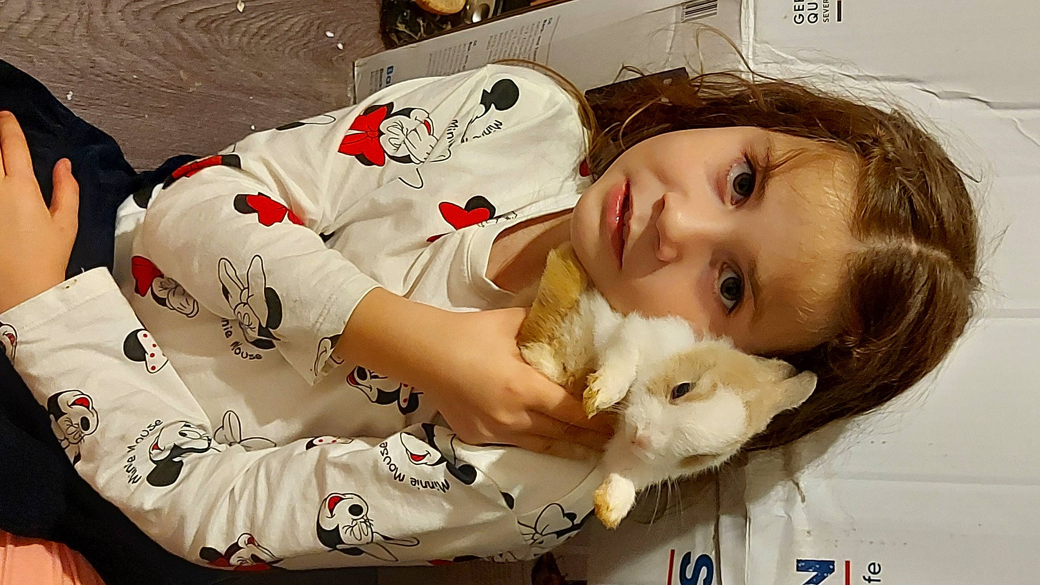 Lorine participe au concours pour gagner de l'argent avec cette photo : child, companion_dog, eyelash, facial_expression, fashion_accessory, fawn, felidae, fur, hairstyle, happy, head, jewellery, person, room, selfie, skin, stuffed_toy, textile, toy, whiskers