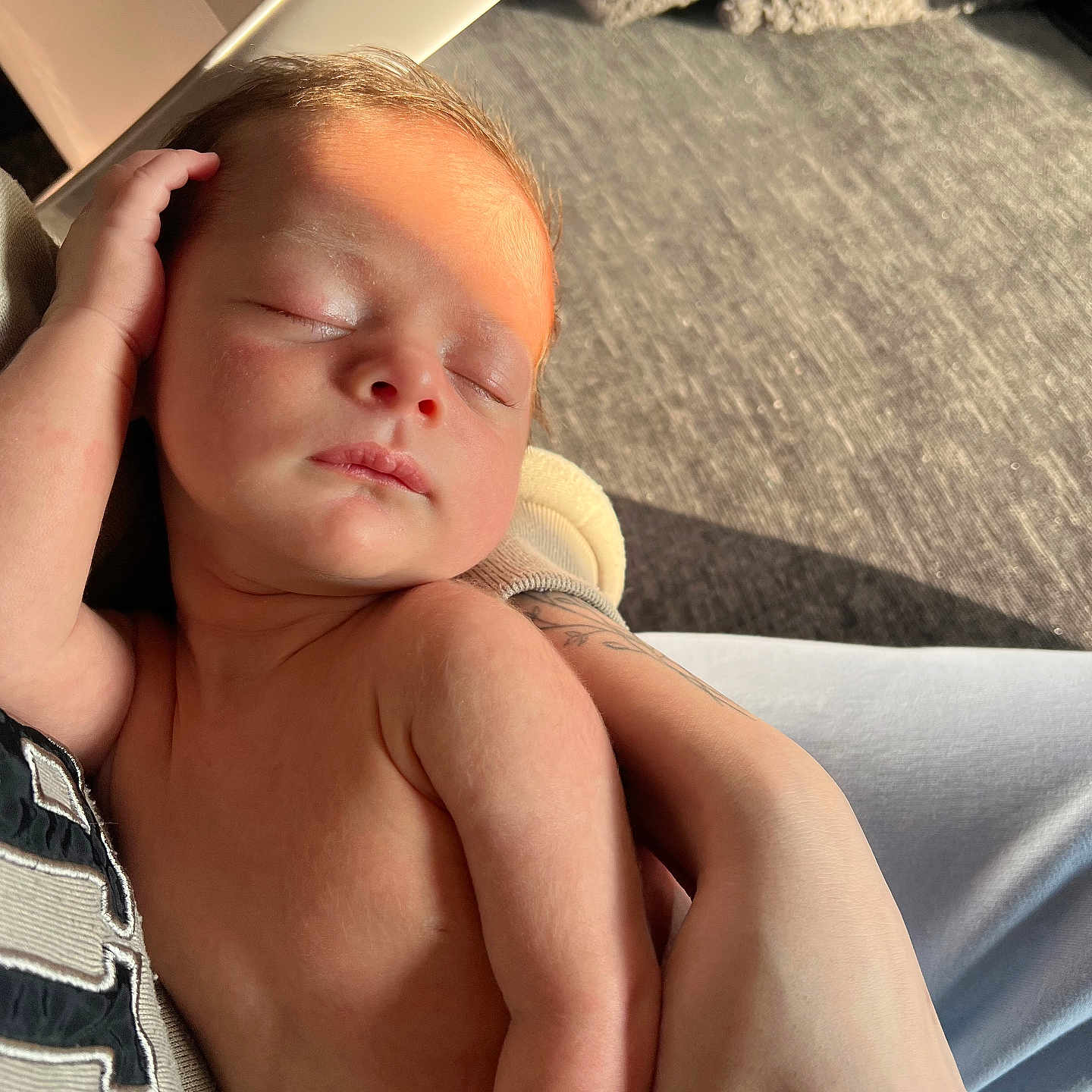 Mason joined the competition — help win amazing prizes! architecture, baby, bed, bedroom, bodypart, building, cushion, face, finger, furniture, hand, head, homedecor, indoors, newborn, person, photography, portrait, room, sleeping