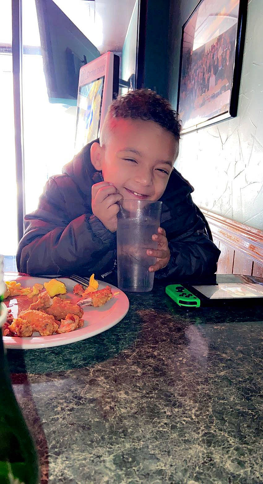 Messiah Lee joined the competition — help win amazing prizes! child, comfort_food, cuisine, dish, drink, drinkware, eating, food, food_craving, fun, glass, ingredient, joy, person, picture_frame, plate, recipe, sharing, smile, table