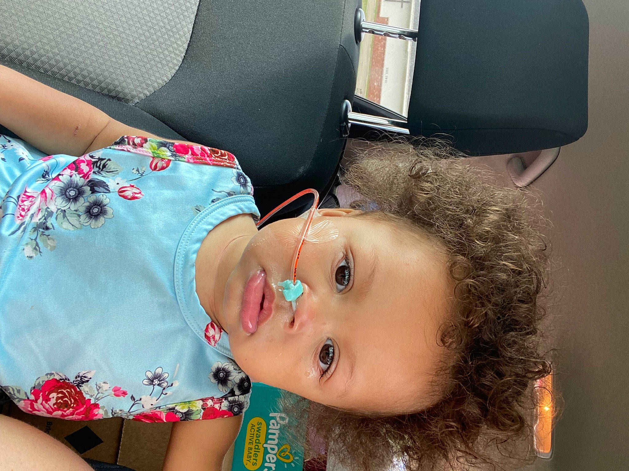 Avionna joined the competition — help win amazing prizes! audio_equipment, car_seat, child, eyelash, eyewear, fashion_accessory, fun, happy, hat, jewellery, leisure, neck, pattern, person, room, sitting, skin, smile, sunglasses, toddler