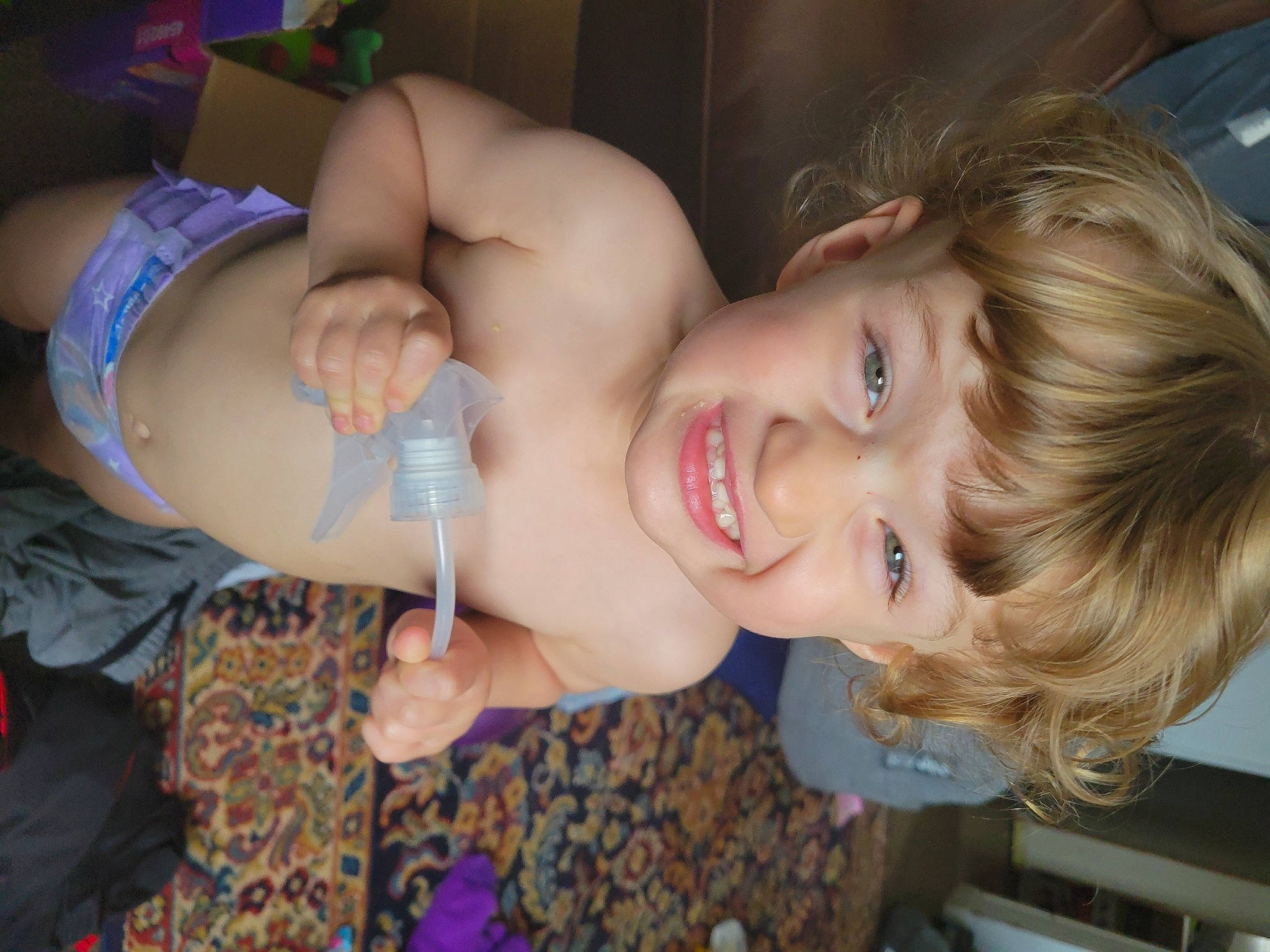 Mikayla is registered to the contest to win money with this photo: baby, cheek, chest, eye, eyebrow, eyelash, face, facial_expression, fun, happy, human_body, iris, joy, lip, mouth, muscle, nose, person, skin, smile