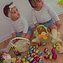 Shaylie Cataleya participe au concours pour gagner de l'argent avec cette photo : baby, basket, candy, child, clothing, egg, face, female, food, footwear, furniture, girl, hat, head, people, person, photography, portrait, purple, sweets