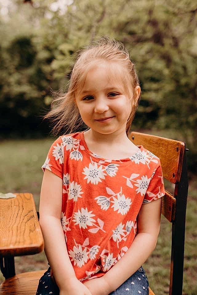Shelby joined the competition — help win amazing prizes! child, dress, eye, face, facial_expression, flash_photography, grass, hair, hairstyle, happy, joy, leisure, lip, people_in_nature, person, plant, shoulder, skin, sleeve, smile