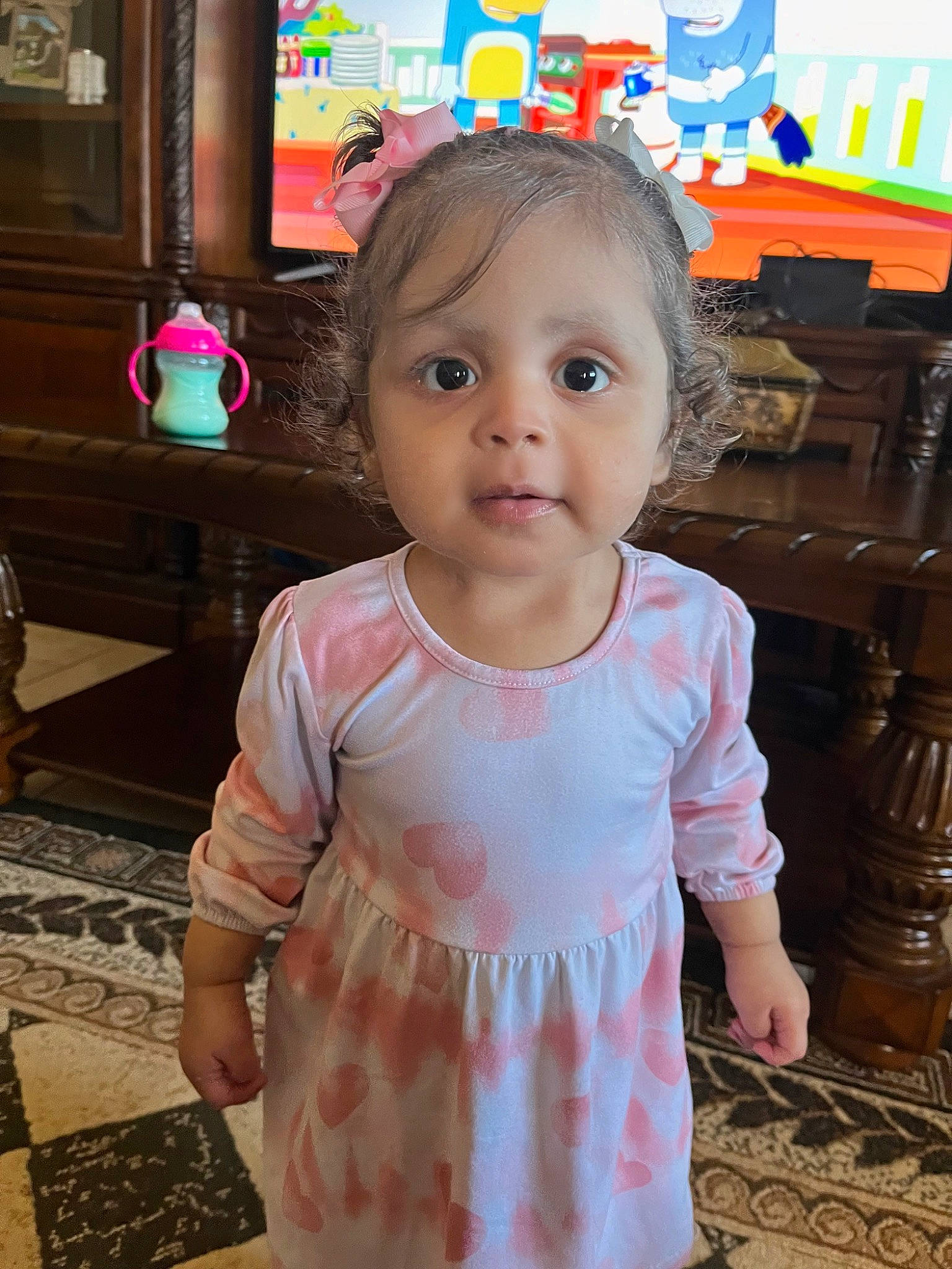 Genesis joined the competition — help win amazing prizes! baby, baby_toddler_clothing, beauty, cheek, child, chin, day_dress, eyelash, fun, happy, iris, person, pink, skin, sleeve, smile, standing, t_shirt, toddler, vacation