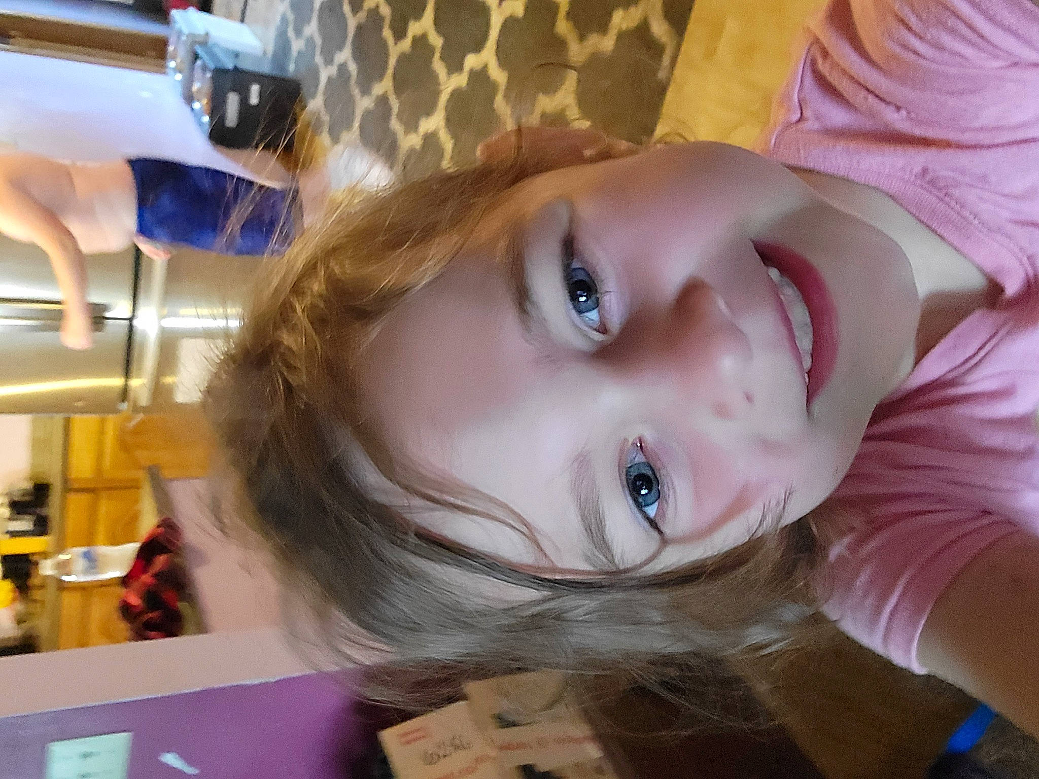 Kyrah is registered to the contest to win money with this photo: bangs, blond, brown_hair, cheek, chin, cool, eyebrow, eyelash, forehead, fun, happy, iris, jaw, joy, lip, long_hair, mouth, nose, person, skin