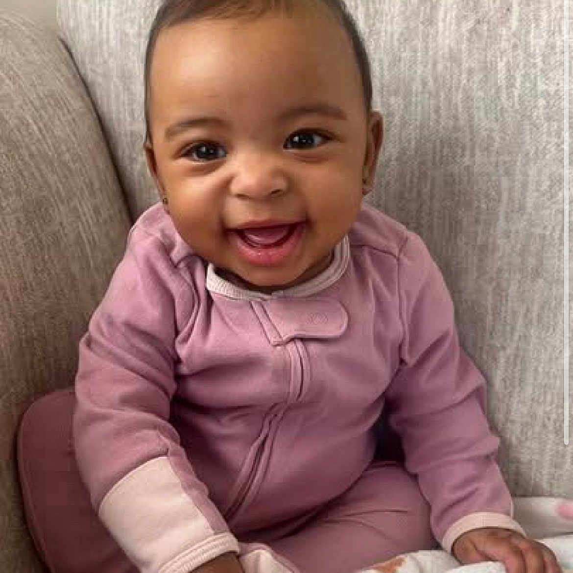 Demii joined the competition — help win amazing prizes! baby, babylaughing, face, happy, head, laughing, person, photography, portrait, smile