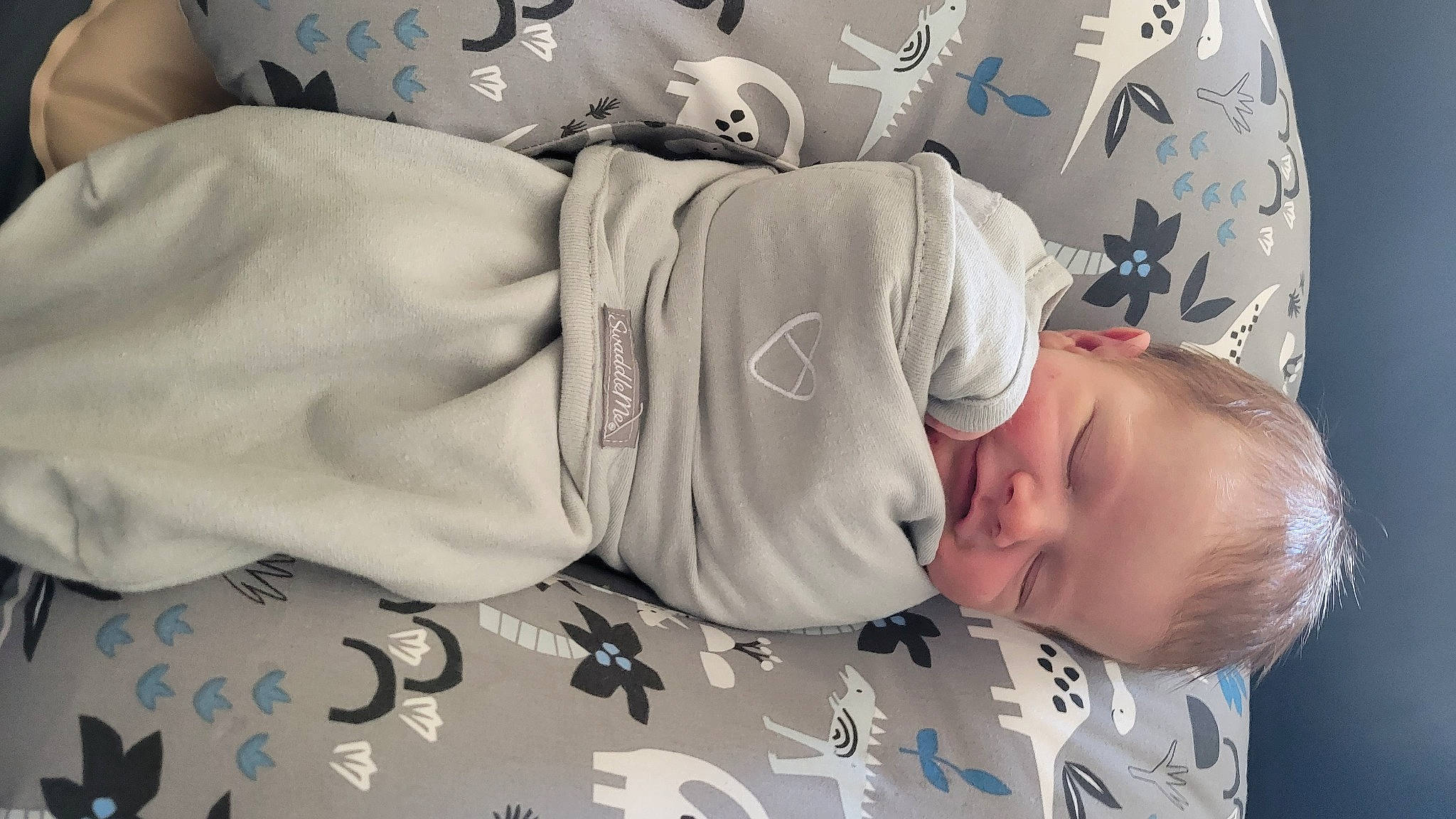 Carsen joined the competition — help win amazing prizes! arm, baby, baby_products, baby_sleeping, baby_toddler_clothing, bedding, bedtime, child, comfort, finger, hand, linens, nap, pattern, person, room, skin, sleeve, textile, toddler