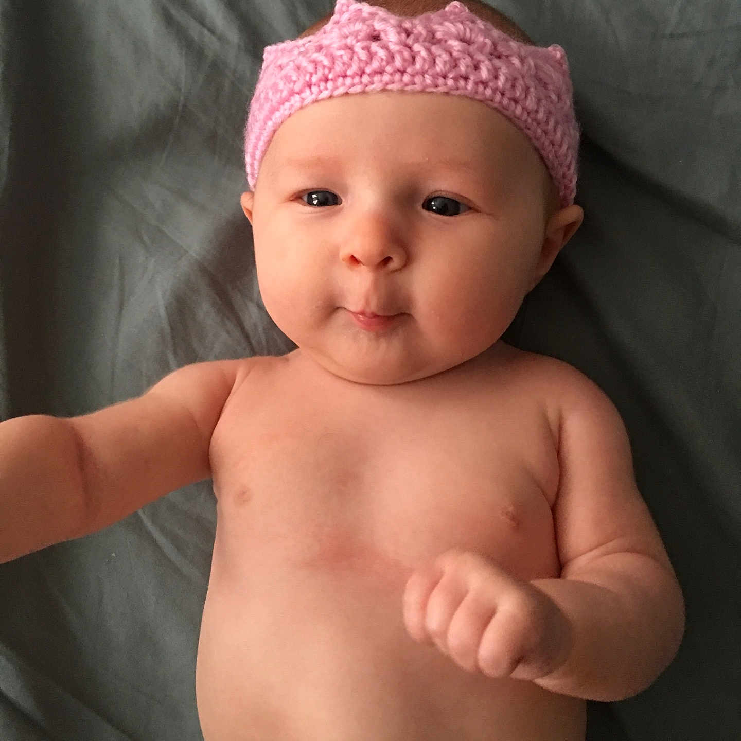 Penelope Rose is registered to the contest to win money with this photo: beauty, child, eye, face, girl, hand, head, human_body, infant, interaction, leg, mouth, nose, organ, person, skin, toddler, woman