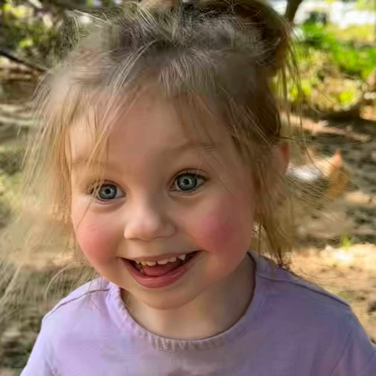 Sutton joined the competition — help win amazing prizes! baby, babylaughing, child, clothing, face, female, girl, happy, head, laughing, person, smile, t_shirt