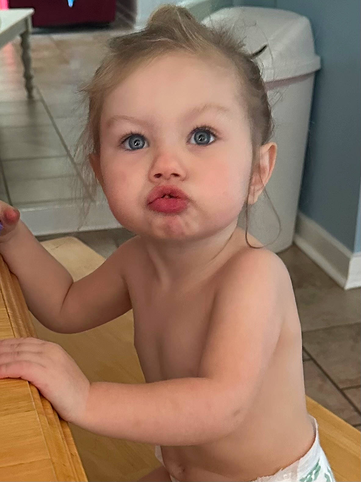 Sutton joined the competition — help win amazing prizes! bathing, cheek, chest, eye, eyelash, finger, floor, flooring, hair, iris, jaw, joint, lip, mouth, musical_instrument, neck, nose, person, shoulder, skin