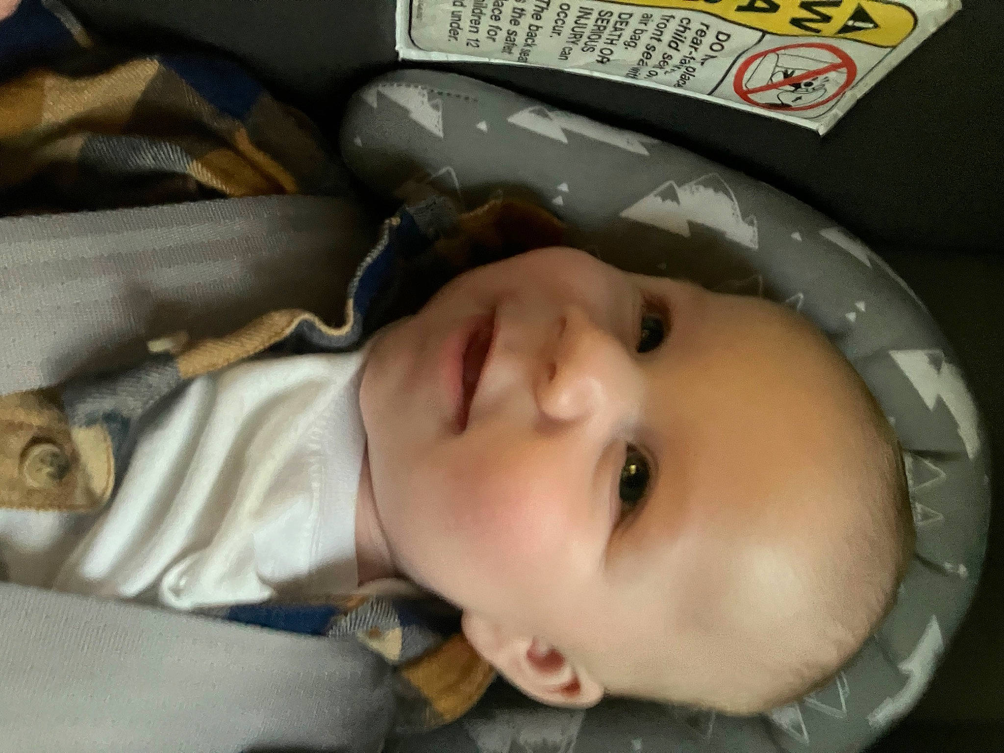 Colton joined the competition — help win amazing prizes! baby, baby_products, baby_toddler_clothing, cheek, child, comfort, eyebrow, eyelash, fun, iris, person, room, smile, toddler