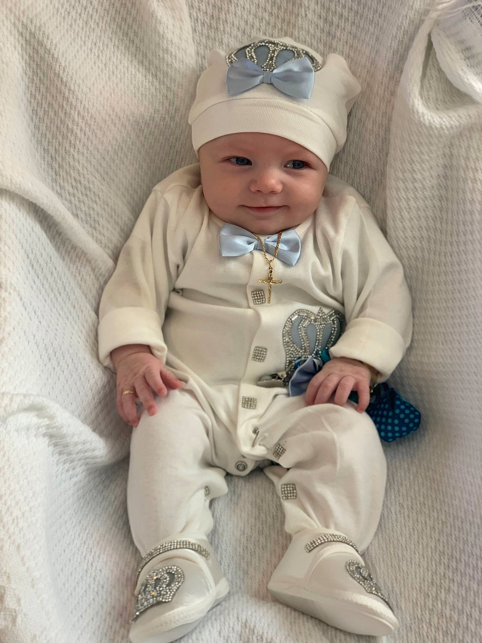 Markus joined the competition — help win amazing prizes! baby, baby_products, baby_sleeping, bonnet, child, headwear, person, sitting, toddler