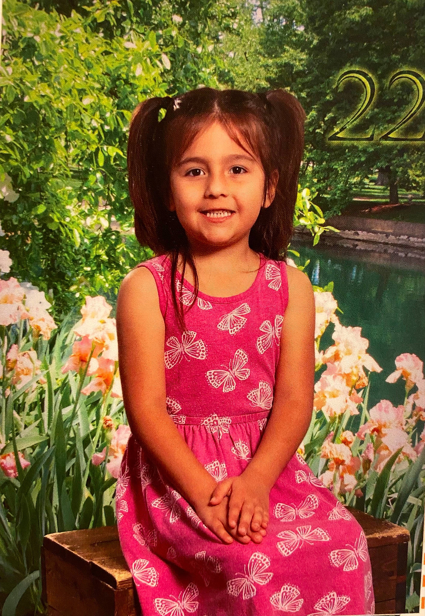 Alice is registered to the contest to win money with this photo: baby_toddler_clothing, clothing, dress, eye, face, flower, fun, grass, hair, happy, head, iris, joy, people_in_nature, person, pink, plant, skin, smile, summer