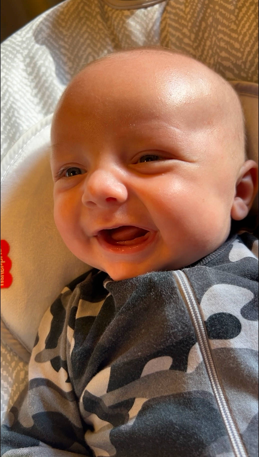 Beau joined the competition — help win amazing prizes! baby, baby_laughing, baby_products, baby_toddler_clothing, cheek, child, collar, comfort, ear, eye, eyelash, happy, iris, lip, mouth, nose, person, skin, smile, toddler